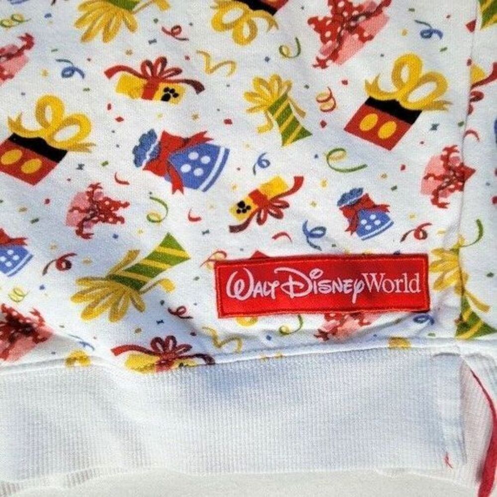 Kids Walt Disney World Mickey Mouse All Over Print Hoodie Sweatshirt Size S - Picture 4 of 6